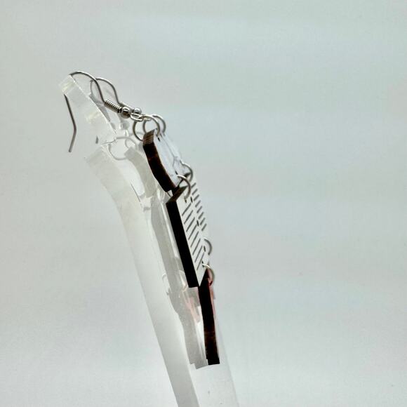 Rock Paper Scissors Earrings - Teacher Earrings - Game Earr - Picture 5 of 8